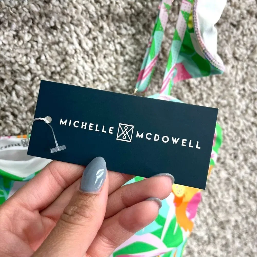 Michelle McDowell Swimsuit Women's M Aubrey In The Trees Green‎ One Piece NWT